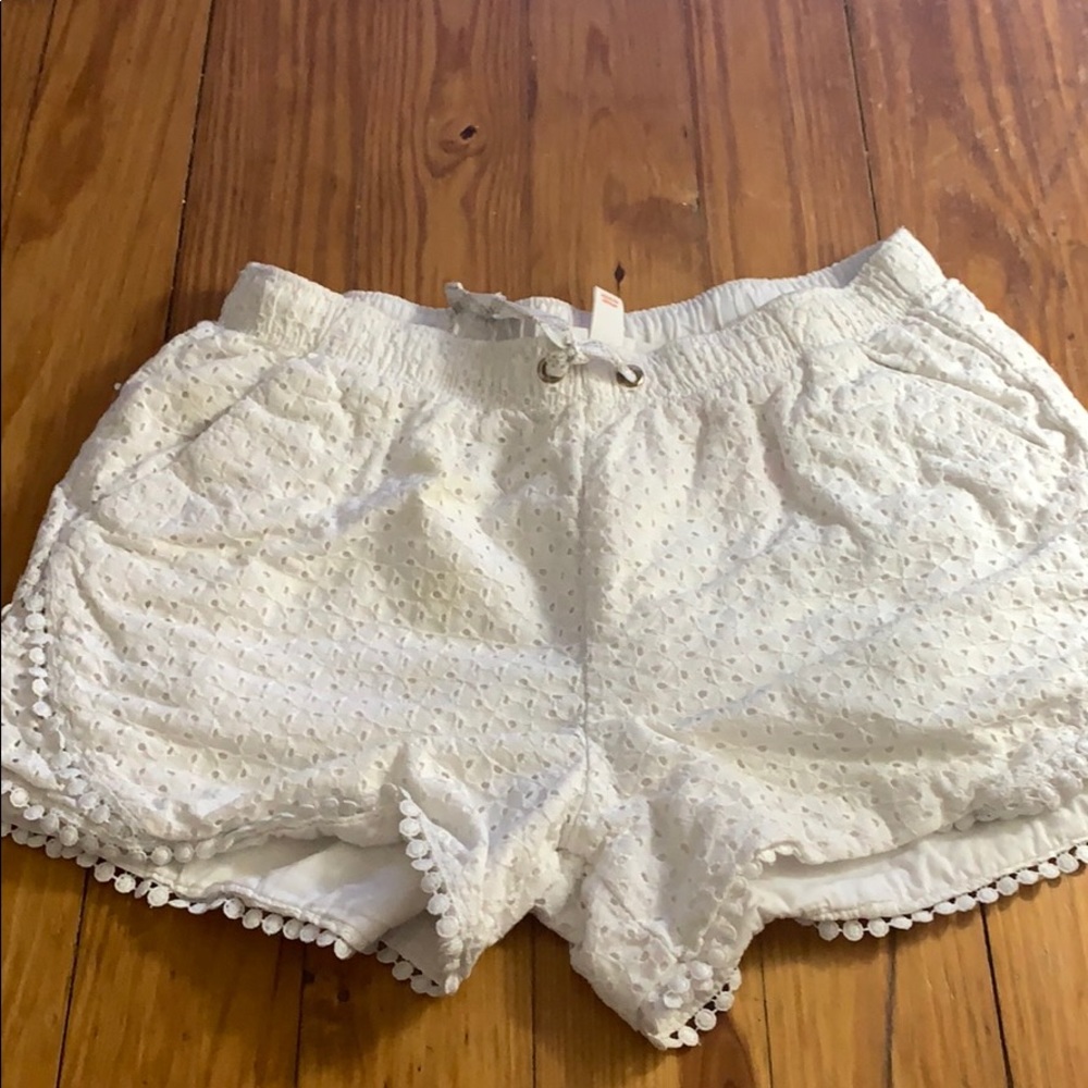 white shorts